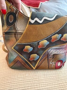 Anuschka Hand Painted Leather Purse